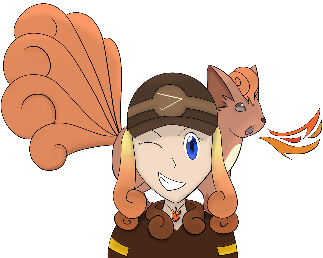 Elle joue avec le feu!